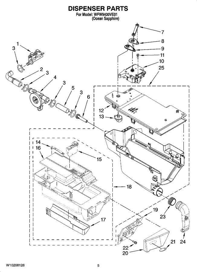 Diagram for WFW9400VE01