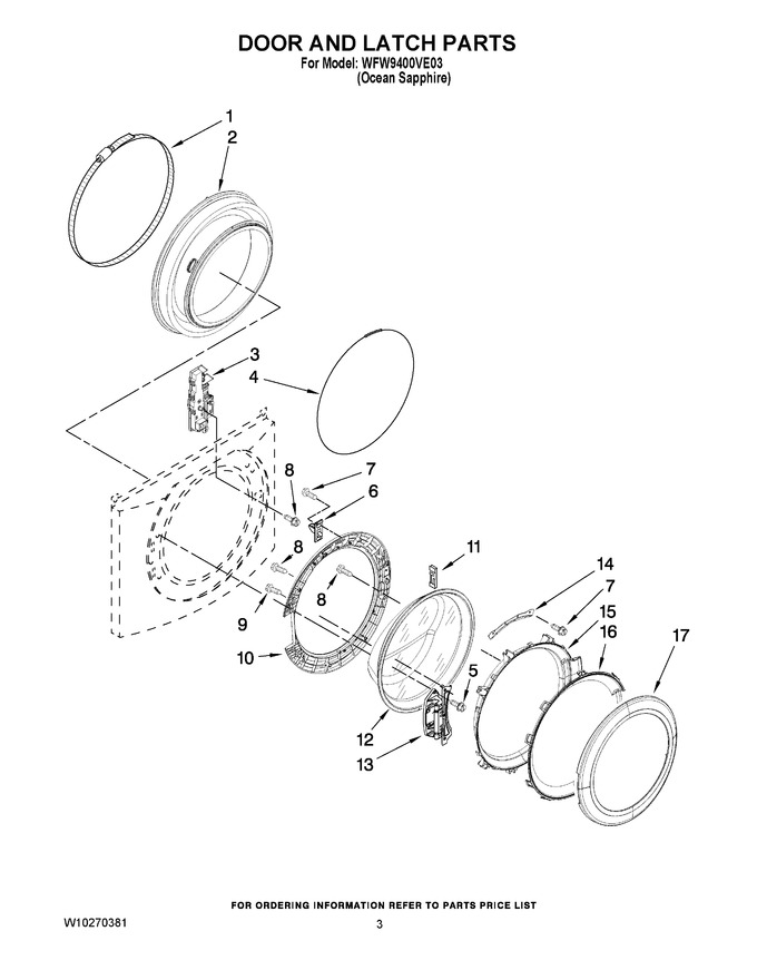 Diagram for WFW9400VE03