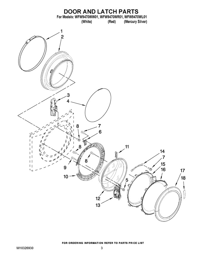 Diagram for WFW9470WR01