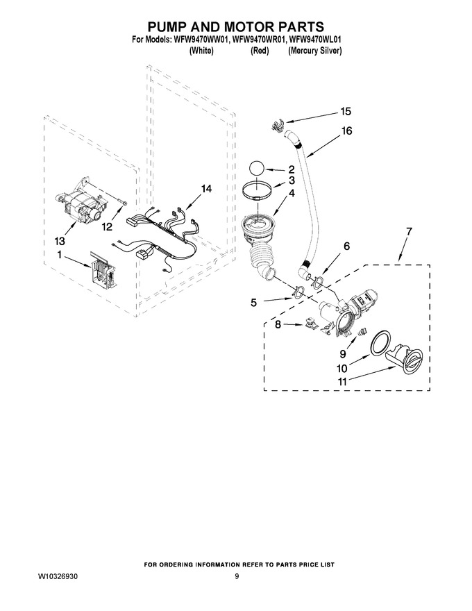 Diagram for WFW9470WW01