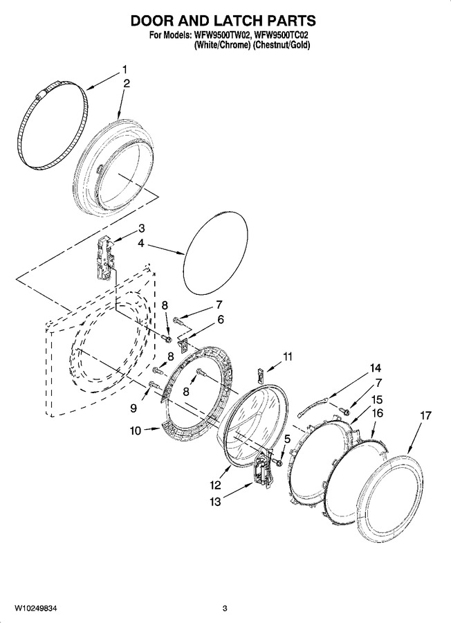 Diagram for WFW9500TC02