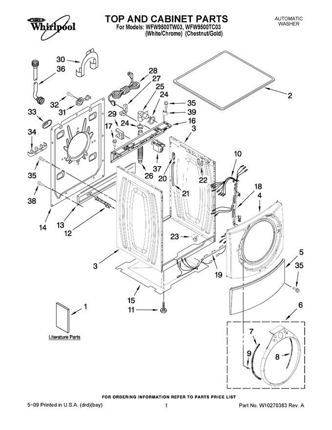 Diagram for WFW9500TW03