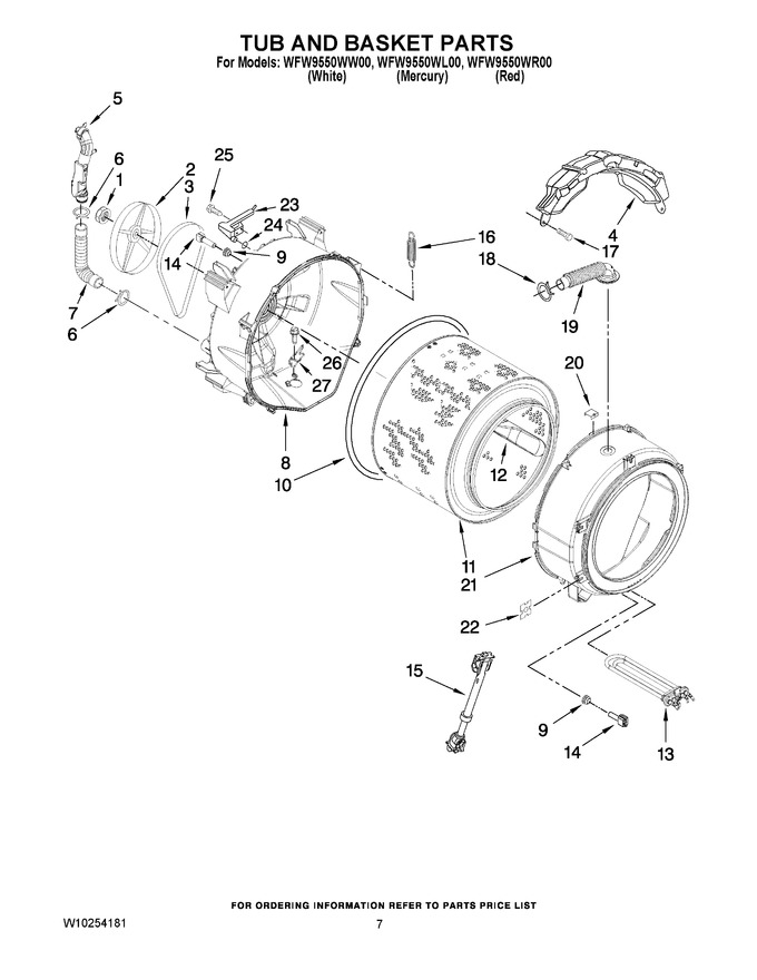 Diagram for WFW9550WL00