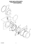 Diagram for 02 - Door And Latch Parts