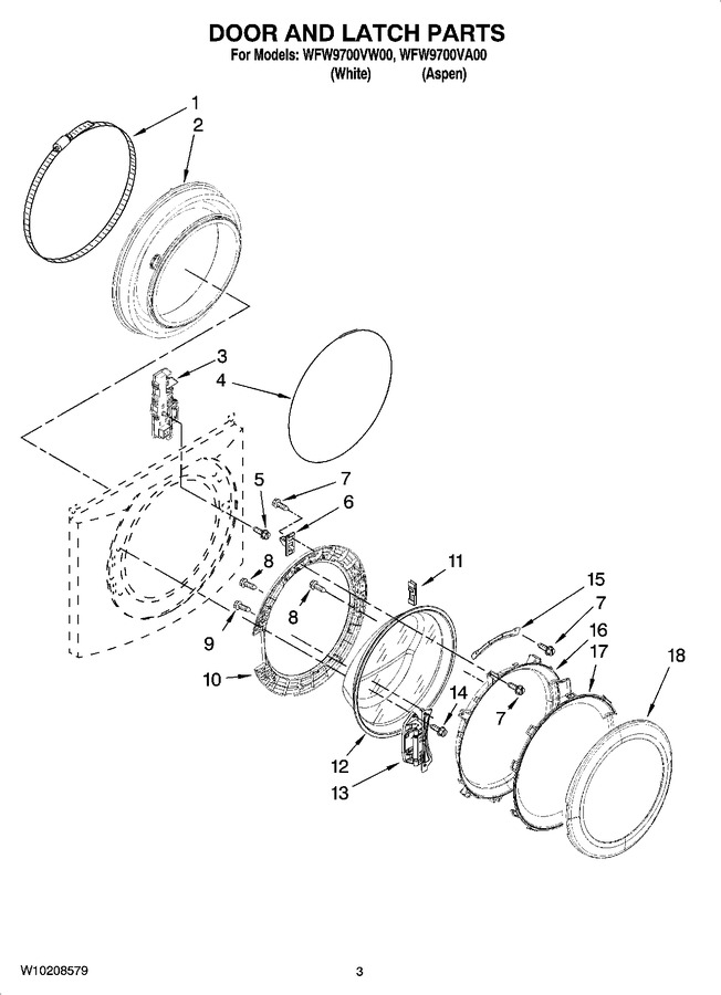 Diagram for WFW9700VW00