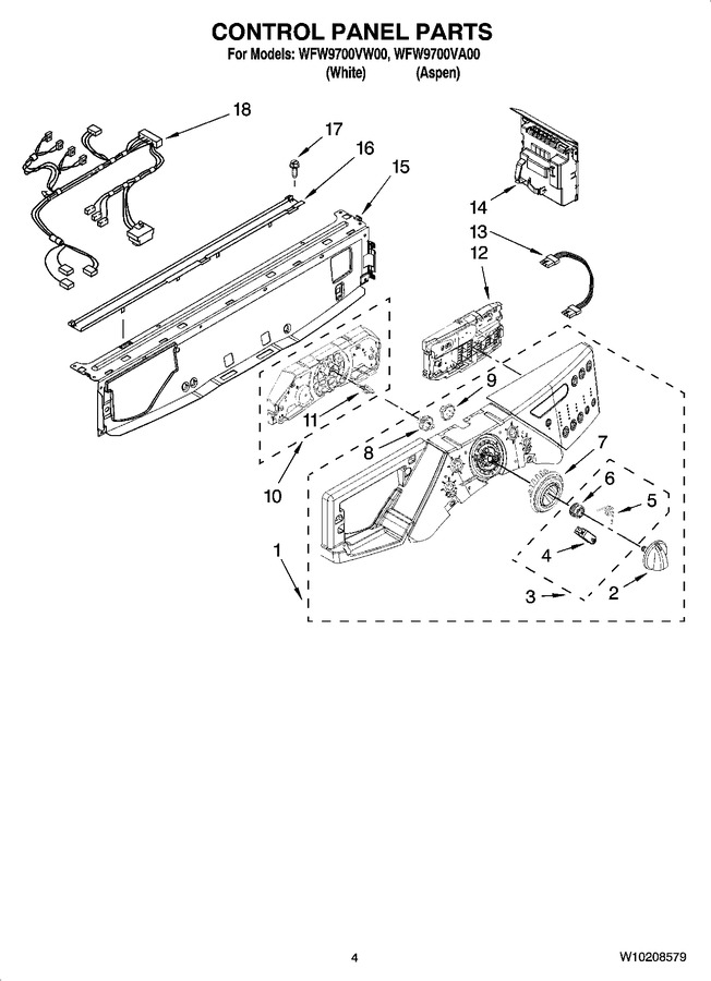 Diagram for WFW9700VA00