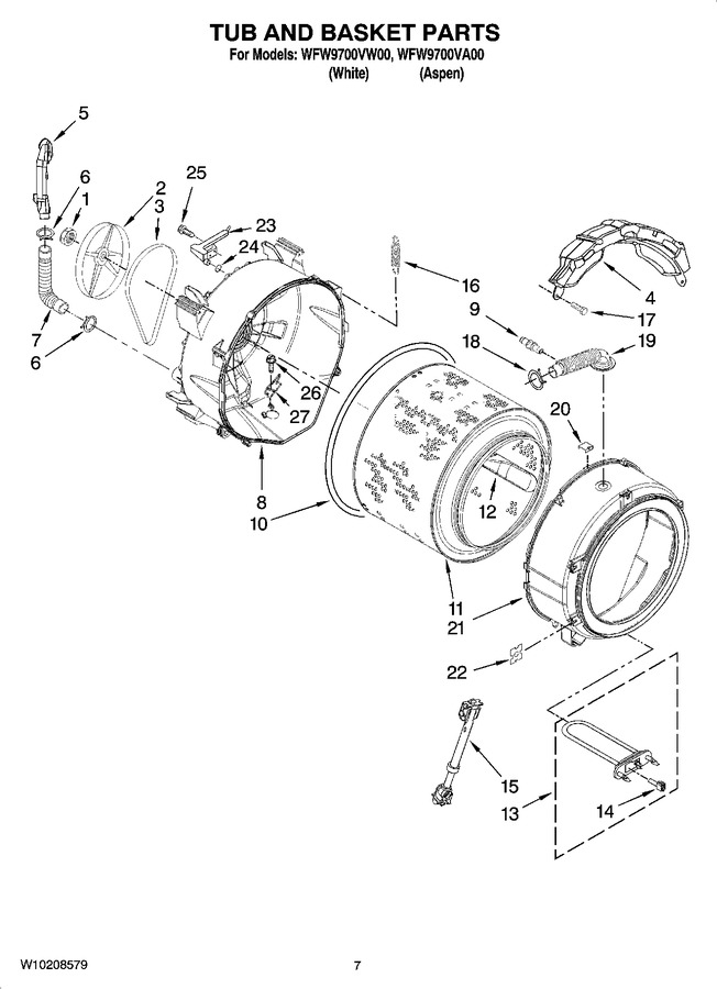 Diagram for WFW9700VW00