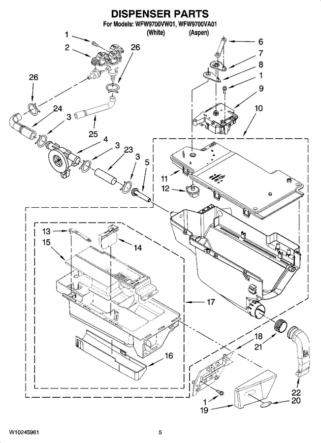 Diagram for WFW9700VW01