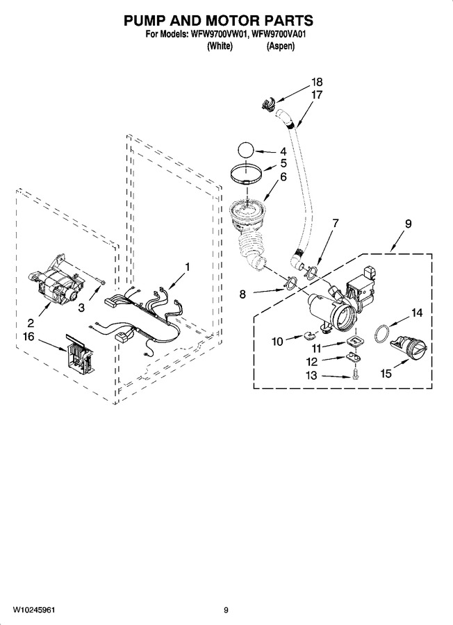 Diagram for WFW9700VA01