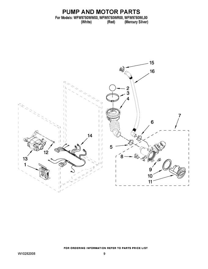 Diagram for WFW9750WR00