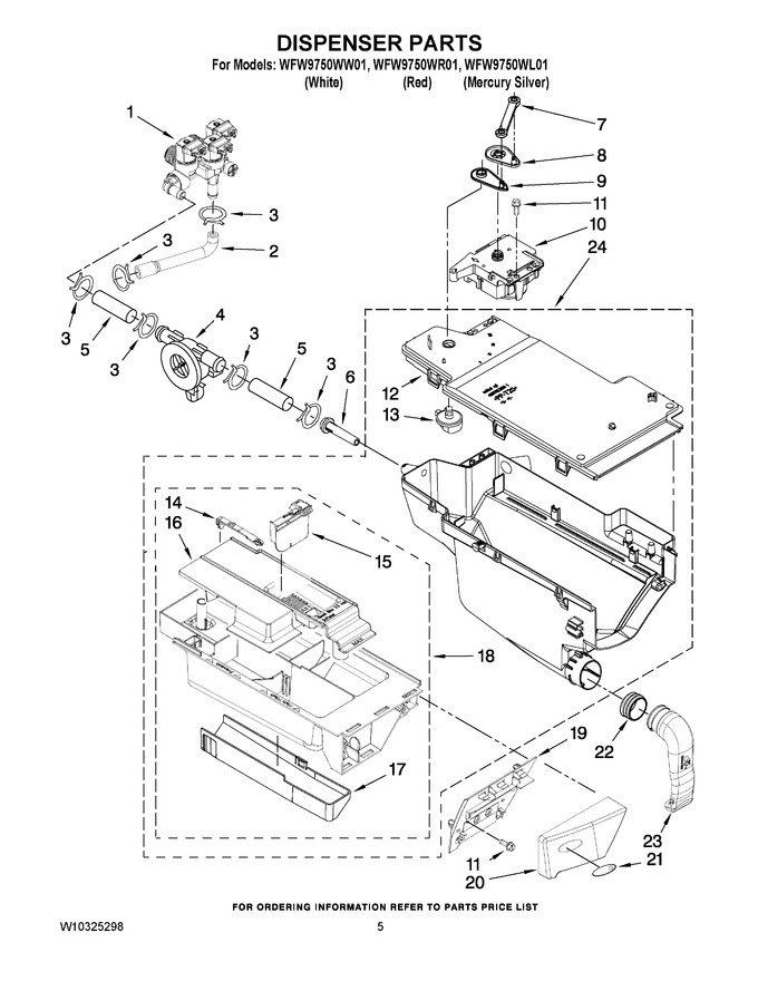 Diagram for WFW9750WR01