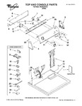 Diagram for 01 - Top And Console Parts