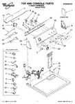 Diagram for 01 - Top And Console Parts