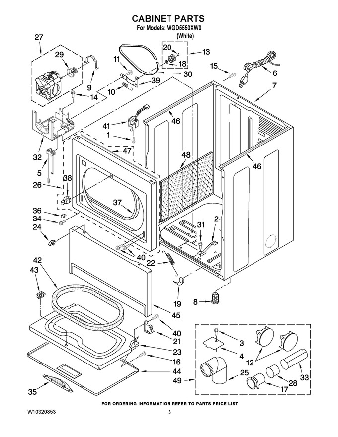 Diagram for WGD5550XW0