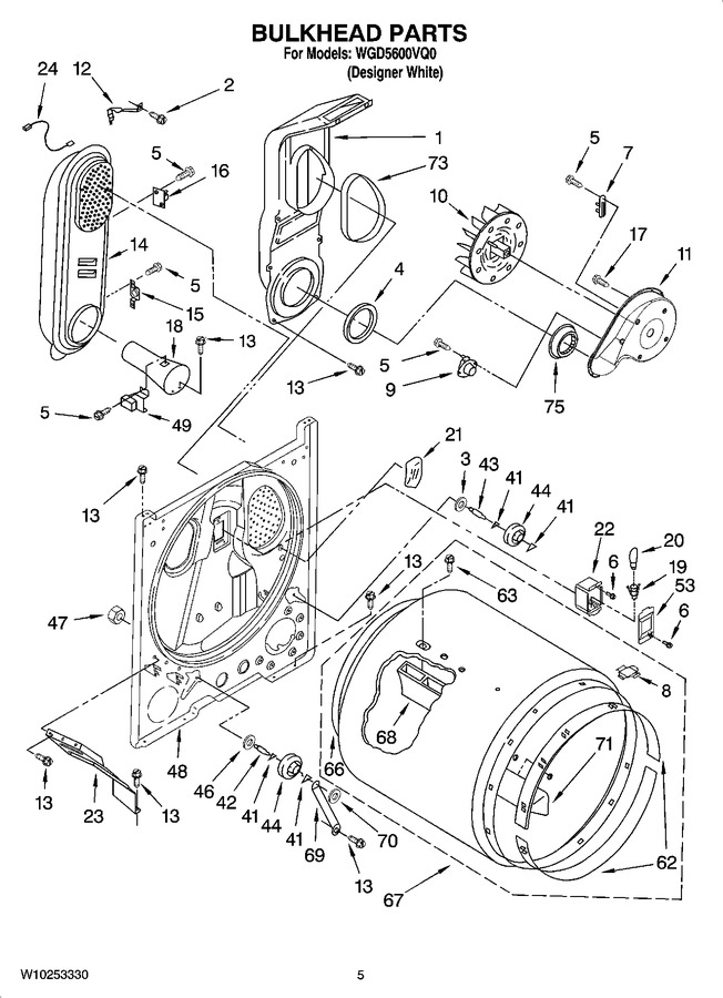 Diagram for WGD5600VQ0