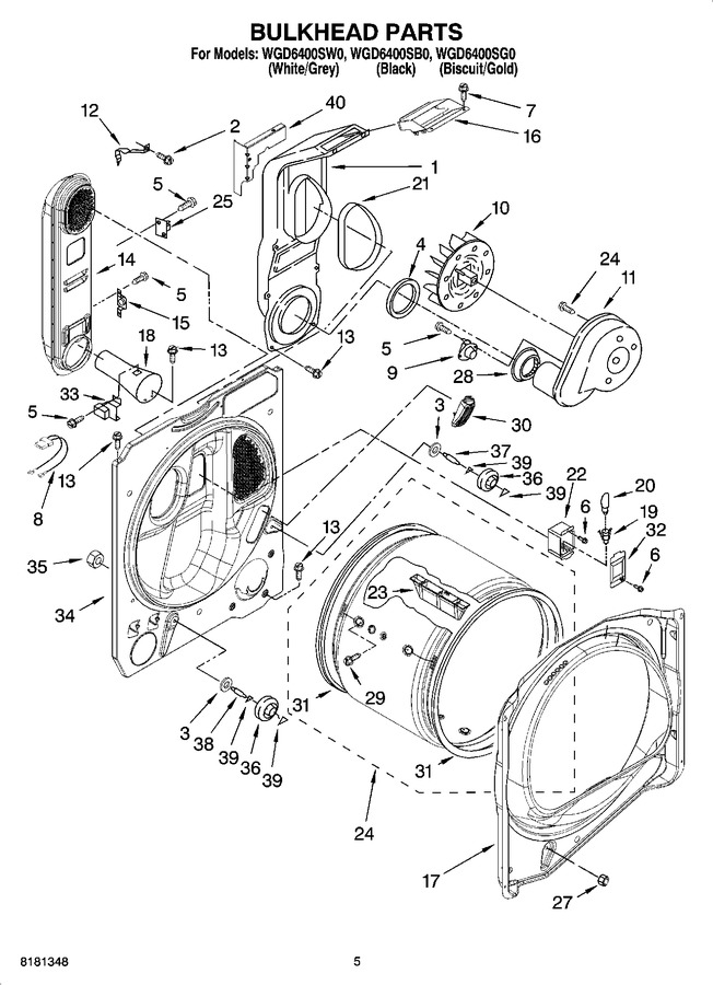 Diagram for WGD6400SB0