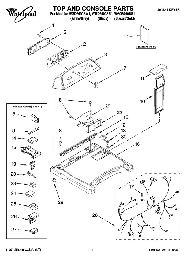 Diagram for WGD6400SG1