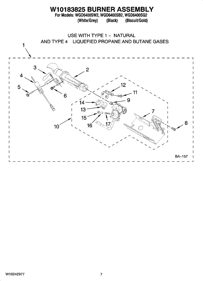 Diagram for WGD6400SW2