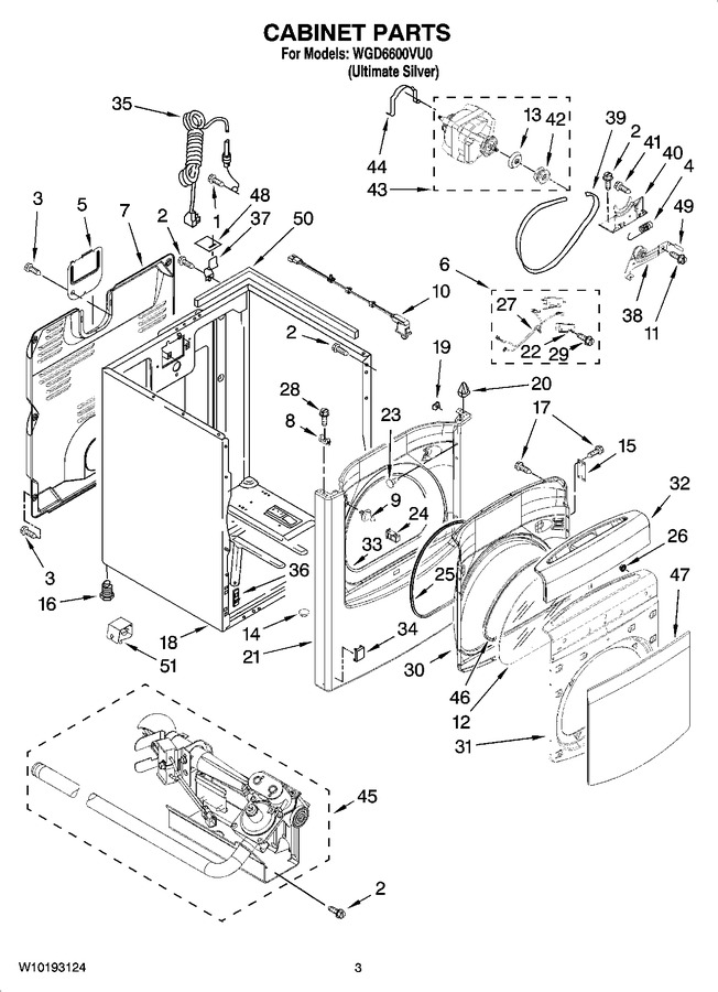 Diagram for WGD6600VU0