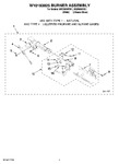 Diagram for 04 - W10183825 Burner Assembly, Optional Parts (not Included)