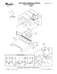 Diagram for 01 - Top And Console Parts