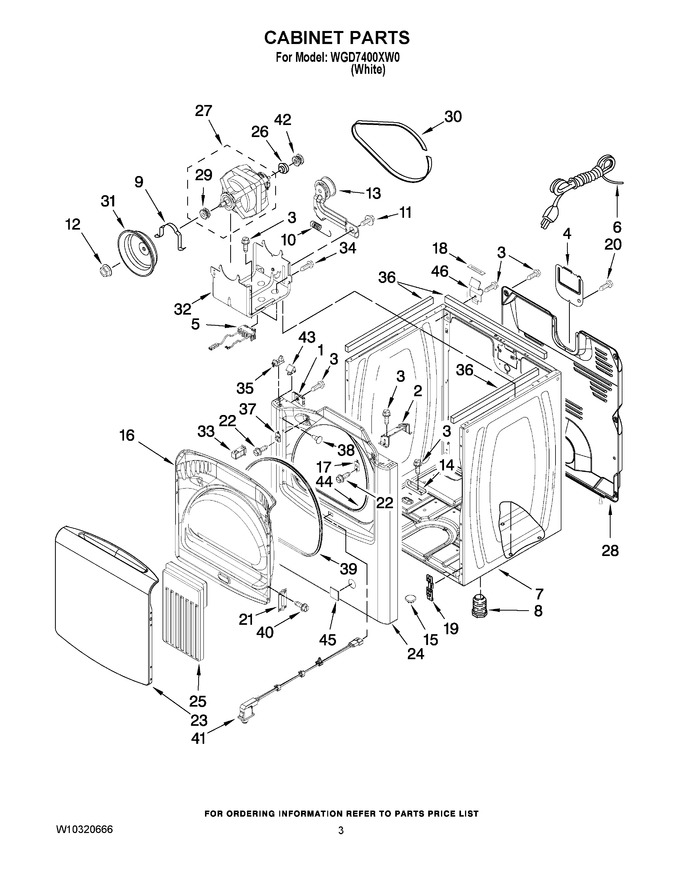 Diagram for WGD7400XW0