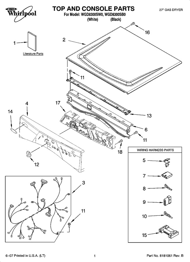 Diagram for WGD8300SB0