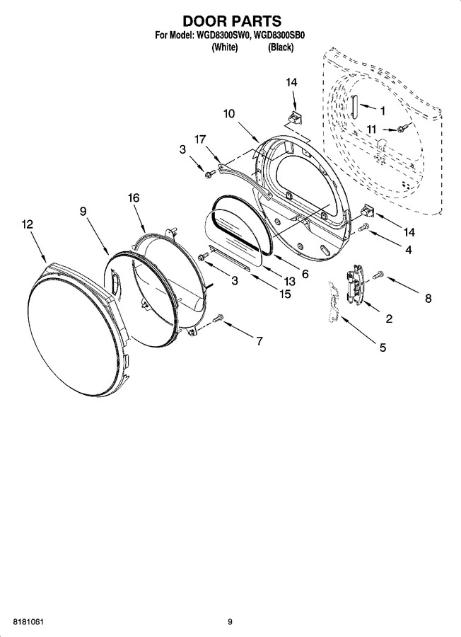 Diagram for WGD8300SB0