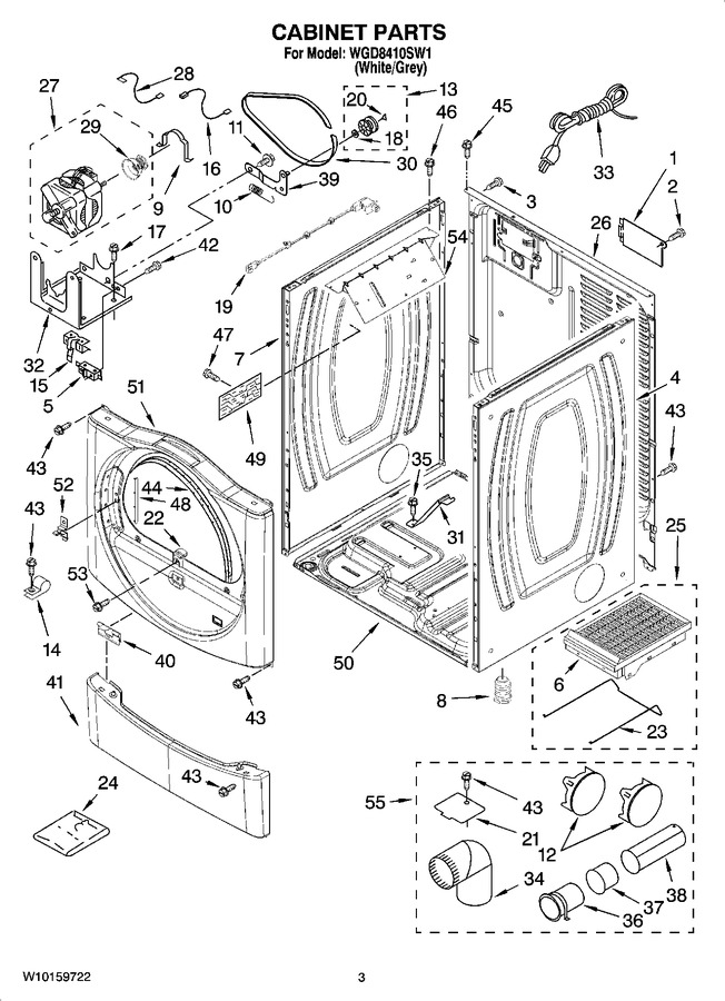 Diagram for WGD8410SW1