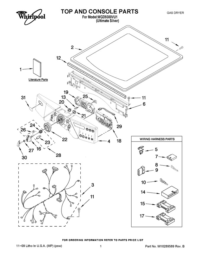 Diagram for WGD9300VU1