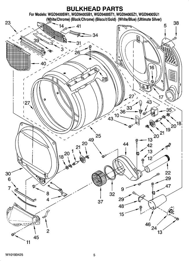 Diagram for WGD9400SZ1