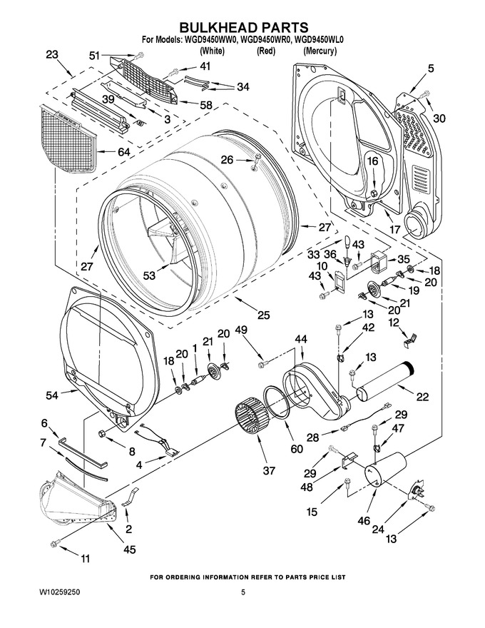 Diagram for WGD9450WR0