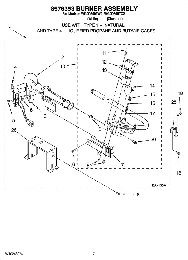 Diagram for WGD9500TC2