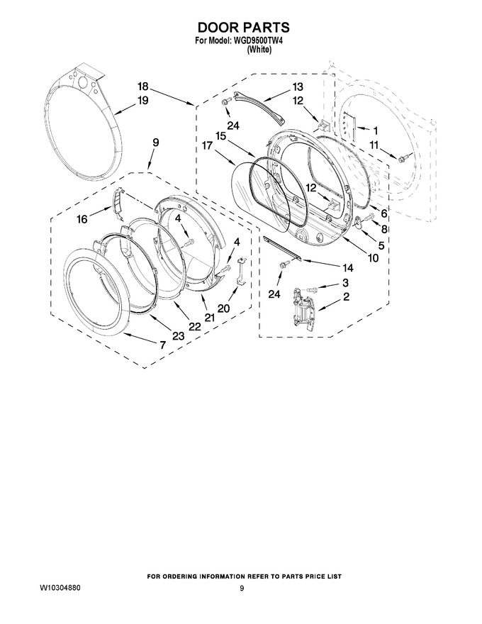 Diagram for WGD9500TW4