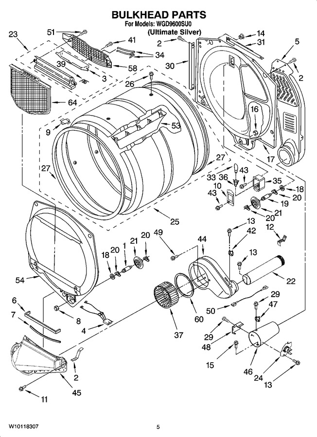 Diagram for WGD9600SU0