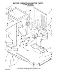 Diagram for 03 - Dryer Cabinet And Motor Parts