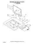 Diagram for 06 - Washer Top And Lid Parts