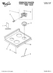 Diagram for 01 - Cooktop Parts