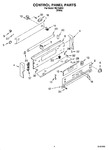 Diagram for 02 - Control Panel Parts