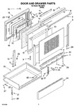 Diagram for 03 - Door And Drawer Parts