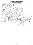 Diagram for 02 - Control Panel Parts