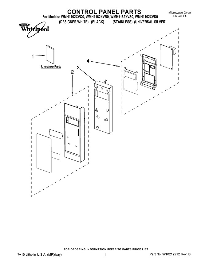 Diagram for WMH1162XVS0