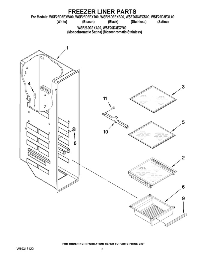 Diagram for WSF26D3EXY00