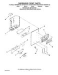 Diagram for 08 - Dispenser Front Parts