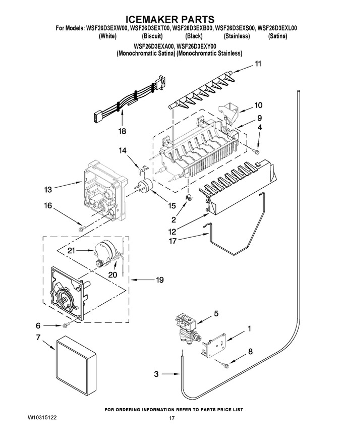 Diagram for WSF26D3EXB00