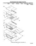 Diagram for 03 - Refrigerator Shelf Parts