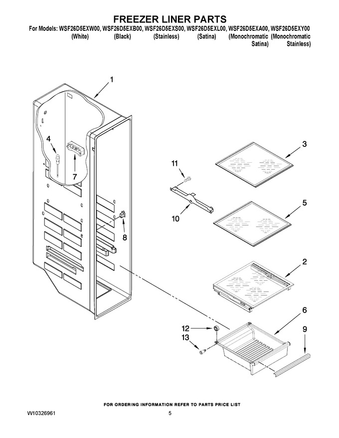 Diagram for WSF26D5EXL00