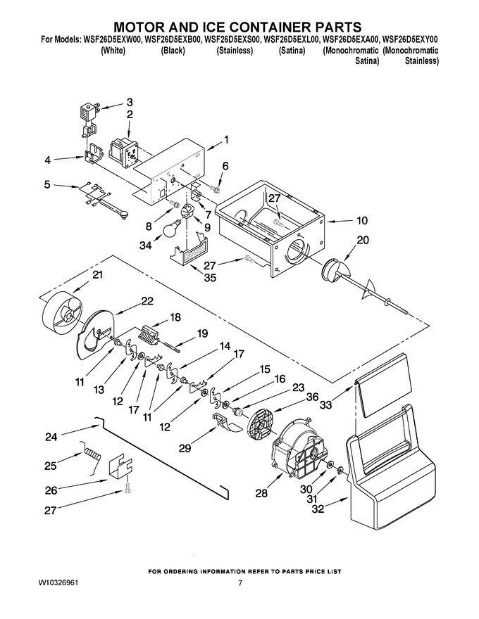 Diagram for WSF26D5EXA00