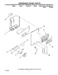 Diagram for 08 - Dispenser Front Parts