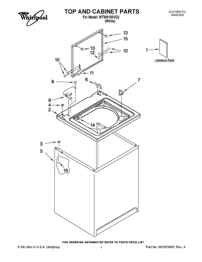 Diagram for WTW5100VQ2